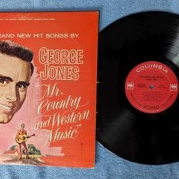 20% OFF Vintage George Jones Vinyl LP – Mr. Country and Western Music - c 1965 - Picture 2 of 8